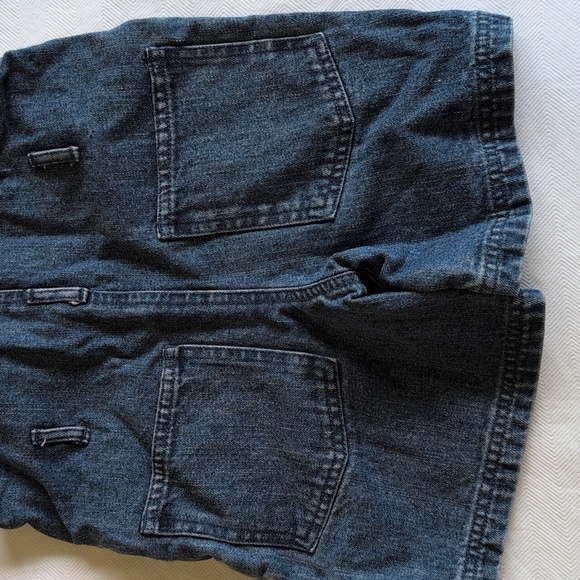 vintage bum kids 100% cotton denim embroidered shortalls 3T toddler boys - Picture 8 of 9
